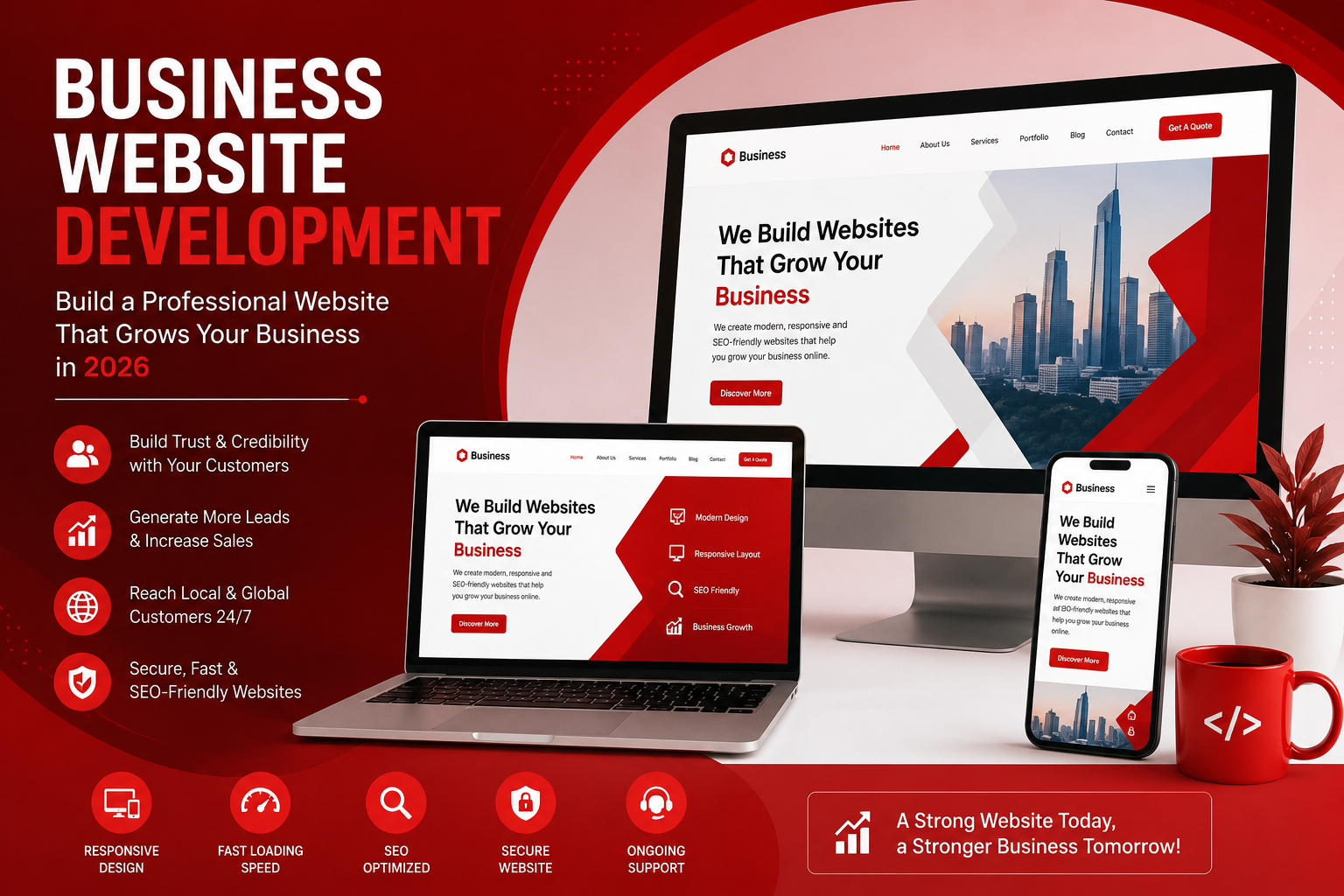 Business Website Development: Build a Professional Website That Grows Your Business in 2026